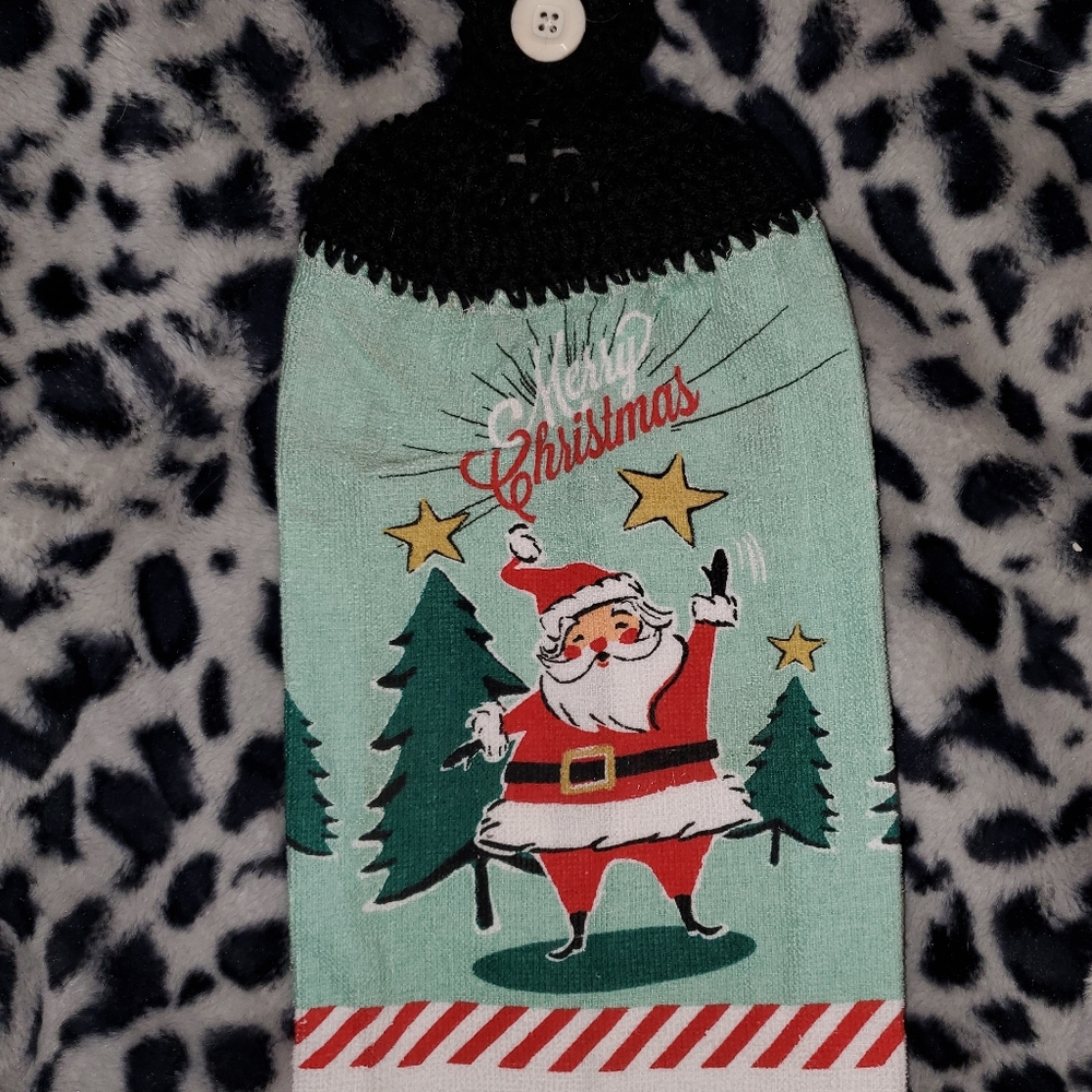 Christmas tea towel